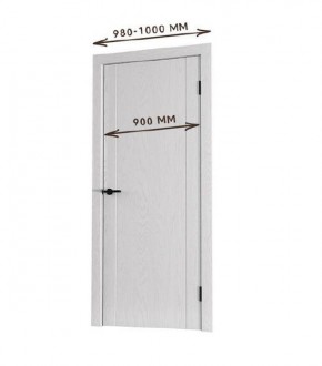 Межкомнатная дверь Bolivar Роялвуд белый (комплект) 900 в Ишиме - ishim.ok-mebel.com | фото