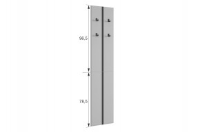 МЕРСИ Прихожая (модульная) графит в Ишиме - ishim.ok-mebel.com | фото 3