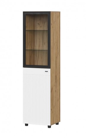 МИЛАН Гостиная (Дуб Золотой/Белый Матовый) модульная в Ишиме - ishim.ok-mebel.com | фото 22