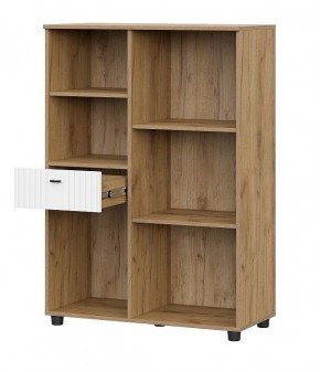 МИЛАН Гостиная (Дуб Золотой/Белый Матовый) модульная в Ишиме - ishim.ok-mebel.com | фото 29