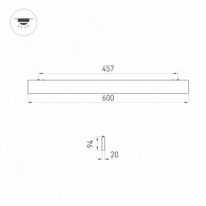 Модульный светильник Arlight LINEAIR FLAT 031470 в Ишиме - ishim.ok-mebel.com | фото 2