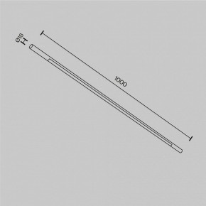 Модульный светильник Maytoni Basis C100CL-L1000-24W3-6K-B в Ишиме - ishim.ok-mebel.com | фото 6