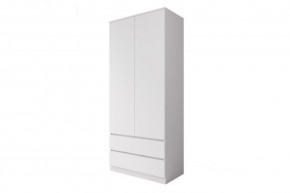 МОРИ МШ 900.2 Шкаф с 2мя дв и 2мя ящ. (белый) в Ишиме - ishim.ok-mebel.com | фото