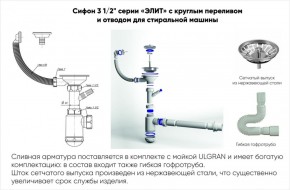 Мойка кухонная ULGRAN U-205 (770*495) в Ишиме - ishim.ok-mebel.com | фото 14