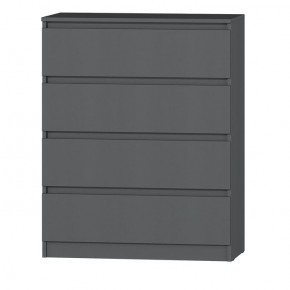 МС "Хилтон" Комод №1 800 (4 ящ.) графит в Ишиме - ishim.ok-mebel.com | фото 2