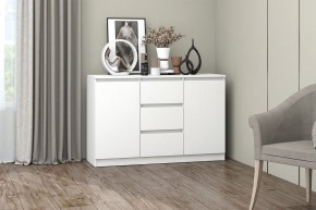 МС "Хилтон" Комод №4 1200 (белый текстурный) в Ишиме - ishim.ok-mebel.com | фото