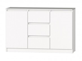 МС "Хилтон" Комод №4 1200 (белый текстурный) в Ишиме - ishim.ok-mebel.com | фото 2
