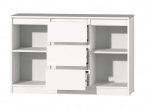 МС "Хилтон" Комод №4 1200 (белый текстурный) в Ишиме - ishim.ok-mebel.com | фото 3