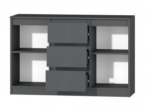 МС "Хилтон" Комод №4 1200 (графит) в Ишиме - ishim.ok-mebel.com | фото 3