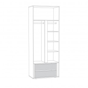 Муссон Шкаф двухстворчатый 13.198 в Ишиме - ishim.ok-mebel.com | фото 2