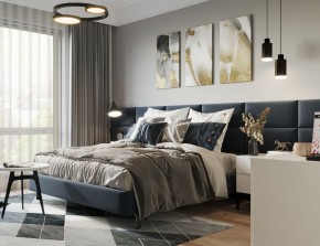 Мягкие панели ПРЯМОУГОЛЬНИКИ 30*60 (4 шт.) для спальни в Ишиме - ishim.ok-mebel.com | фото 3