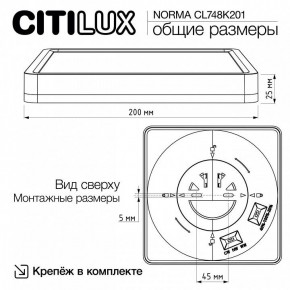Накладной светильник Citilux Norma CL748K201 в Ишиме - ishim.ok-mebel.com | фото 11
