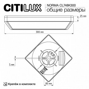 Накладной светильник Citilux Norma CL748K300 в Ишиме - ishim.ok-mebel.com | фото 7