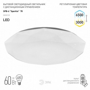 Накладной светильник Эра Классик SPB-6-70-RC Sparkle в Ишиме - ishim.ok-mebel.com | фото 2