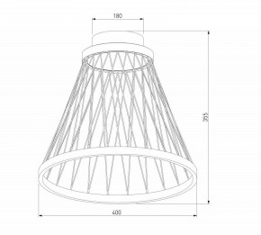 Накладной светильник Eurosvet Cesta 40018/1 LED коричневый в Ишиме - ishim.ok-mebel.com | фото 4