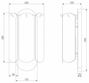 Накладной светильник Eurosvet Claire 60170/2 золото в Ишиме - ishim.ok-mebel.com | фото 4