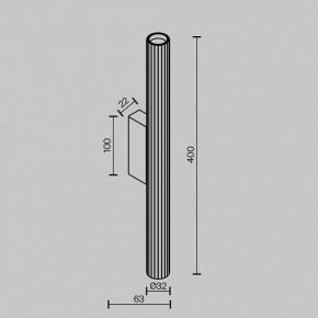 Накладной светильник Maytoni Calipso C082WL-12W2.7K-BS в Ишиме - ishim.ok-mebel.com | фото 4