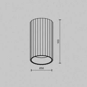 Накладной светильник Maytoni Calipso C106CL-01-GU10-B в Ишиме - ishim.ok-mebel.com | фото 6