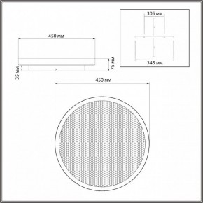 Накладной светильник Sonex Shimmers 7736/60L в Ишиме - ishim.ok-mebel.com | фото 8