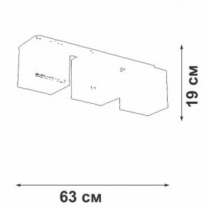 Накладной светильник Vitaluce V2879 V2879-1/3PL в Ишиме - ishim.ok-mebel.com | фото 3