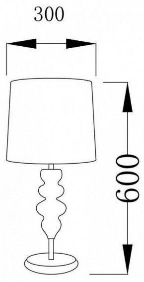 Настольная лампа декоративная Lucia Tucci Bristol 8 BRISTOL T897.1 в Ишиме - ishim.ok-mebel.com | фото 3