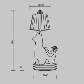 Настольная лампа декоративная Maytoni Senor Alpaca MOD377TL-L5W3K в Ишиме - ishim.ok-mebel.com | фото 10