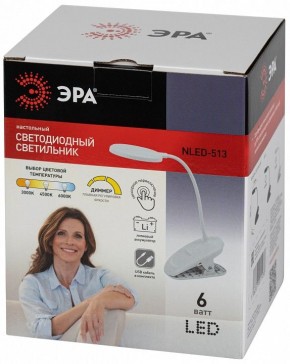 Настольная лампа офисная Эра  NLED-513-6W-W в Ишиме - ishim.ok-mebel.com | фото 7