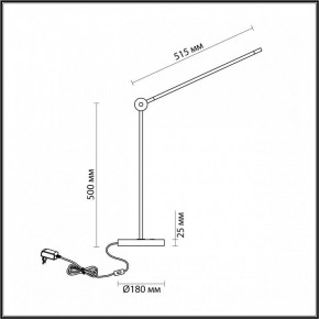 Настольная лампа офисная Odeon Light Foden 7101/12TL в Ишиме - ishim.ok-mebel.com | фото 5