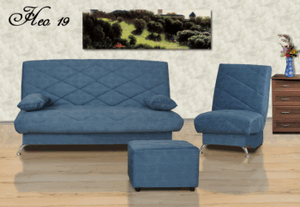 Комплект мягкой мебели НЕО 19 (3+1+ Пуф) в Ишиме - ishim.ok-mebel.com | фото 1