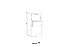 НИКОЛЬ 25 Шкаф 5-ти створчатый в Ишиме - ishim.ok-mebel.com | фото 7