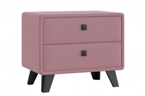 НИКОЛЬ Тумба широкая 2 ящика (розовый) в Ишиме - ishim.ok-mebel.com | фото