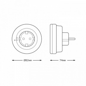 Ночник Gauss  NS002 в Ишиме - ishim.ok-mebel.com | фото 3