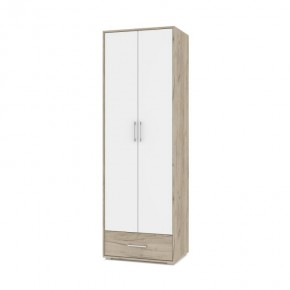 ОЛИВИЯ О22 Шкаф 2-х дверный (дуб серый/белый) в Ишиме - ishim.ok-mebel.com | фото