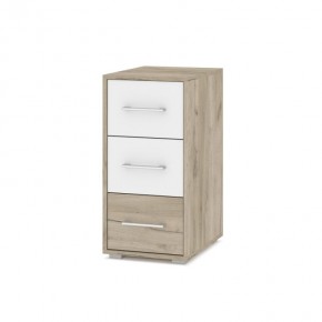 ОЛИВИЯ О62 Комод-тумба (дуб серый/белый) в Ишиме - ishim.ok-mebel.com | фото