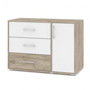 ОЛИВИЯ О63 Комод (дуб серый/белый) в Ишиме - ishim.ok-mebel.com | фото