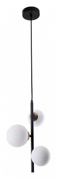 Подвесная люстра Arte Lamp Gemini A2243SP-3BK в Ишиме - ishim.ok-mebel.com | фото 2