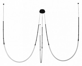 Подвесная люстра Arte Lamp Klimt A2850SP-38BK в Ишиме - ishim.ok-mebel.com | фото
