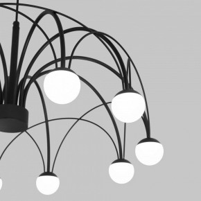 Подвесная люстра Eurosvet Ragno 90034/10 LED черный в Ишиме - ishim.ok-mebel.com | фото 6