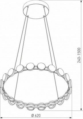 Подвесная люстра Eurosvet Tapioca 90332/20 черный в Ишиме - ishim.ok-mebel.com | фото 5