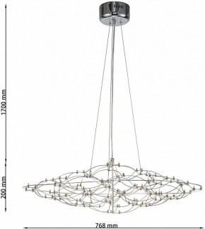 Подвесная люстра Favourite Thinner 4305-8P в Ишиме - ishim.ok-mebel.com | фото 5