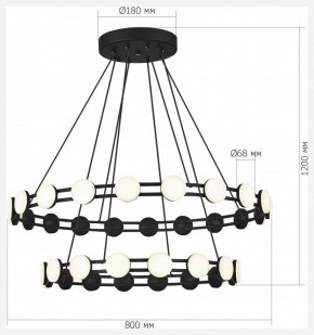 Подвесная люстра ST-Luce MONRO SL6610.403.36 в Ишиме - ishim.ok-mebel.com | фото 4