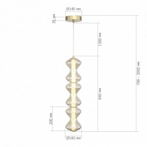 Подвесная люстра ST-Luce SPINE SL6136.213.01 в Ишиме - ishim.ok-mebel.com | фото 4