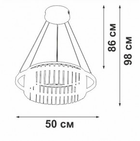 Подвесная люстра Vitaluce V54010 V54010-0/1S в Ишиме - ishim.ok-mebel.com | фото 6