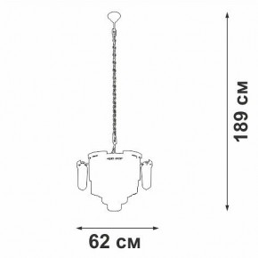 Подвесная люстра Vitaluce V58370 V58370-8/13 в Ишиме - ishim.ok-mebel.com | фото 3