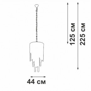 Подвесная люстра Vitaluce V5885 V5885-9/7 в Ишиме - ishim.ok-mebel.com | фото 3