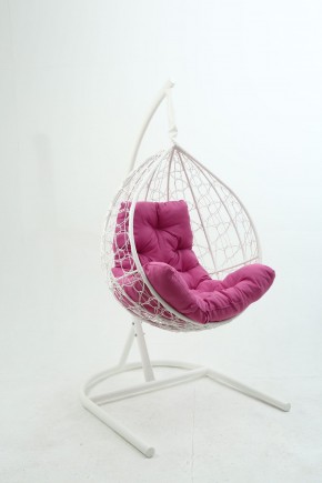 Подвесное кресло Бароло (белый/розовый) в Ишиме - ishim.ok-mebel.com | фото