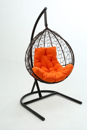 Подвесное кресло Бароло (коричневый/оранжевый) в Ишиме - ishim.ok-mebel.com | фото