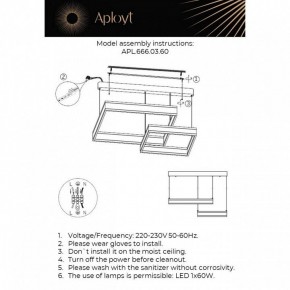 Подвесной светильник Aployt Lor APL.666.03.60 в Ишиме - ishim.ok-mebel.com | фото 2