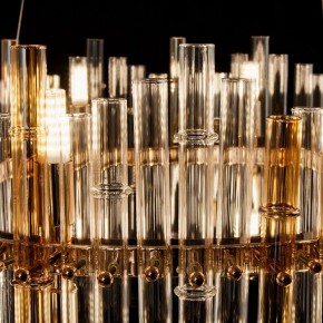 Подвесной светильник Arte Lamp Crystalla A4111LM-16GO в Ишиме - ishim.ok-mebel.com | фото 6