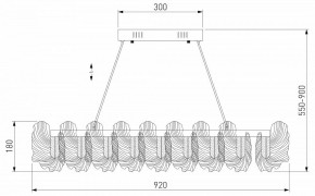 Подвесной светильник Bogate"s Farfalla 90376/1 в Ишиме - ishim.ok-mebel.com | фото 4